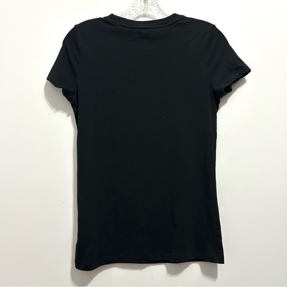 Aeropostale Women’s Black Classic Crew Tee - Picture 4 of 4